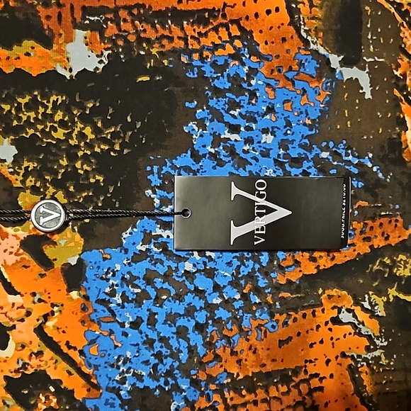 Vertigo bodycon NWT Floor Length Gown/ Prom Dress Side Slit Small stretchy - Picture 6 of 9